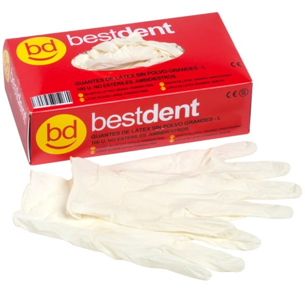 GANTS LATEX SANS POUDRE BESTDENT