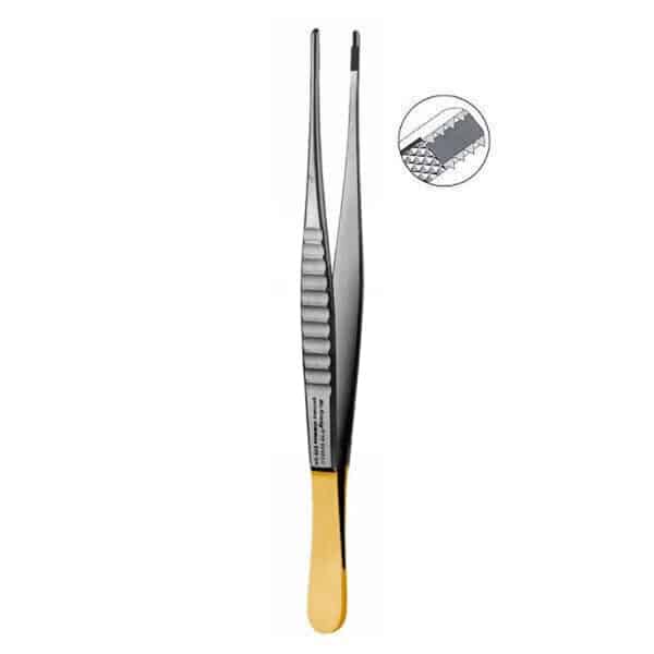 PINZA TEJIDOS DEBAKEY 15CM. H-F